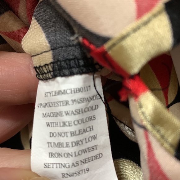 3/$15 Notations size medium button down blouse - Picture 6 of 6